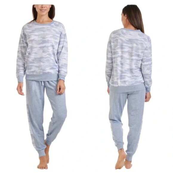 Splendid Blue Camo Jogger Lounge set XL - Picture 1 of 3